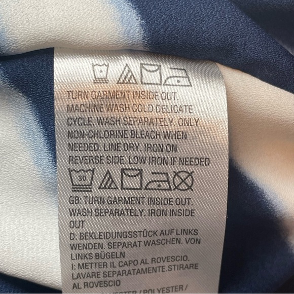 Quacker Factory Scarf Top Womens 2X Caftan Poncho Patriotic Flag Americana QVC - Picture 8 of 11